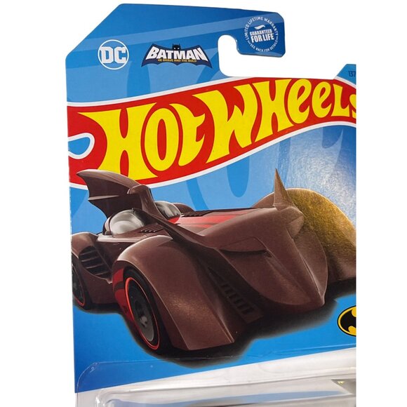 Hot Wheels Batmobile Burgundy Batman 2024 Mainline DC Comics 137/250 Car - Picture 4 of 8